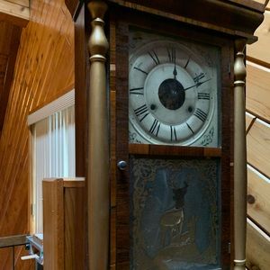 Genuine antique ogee clock